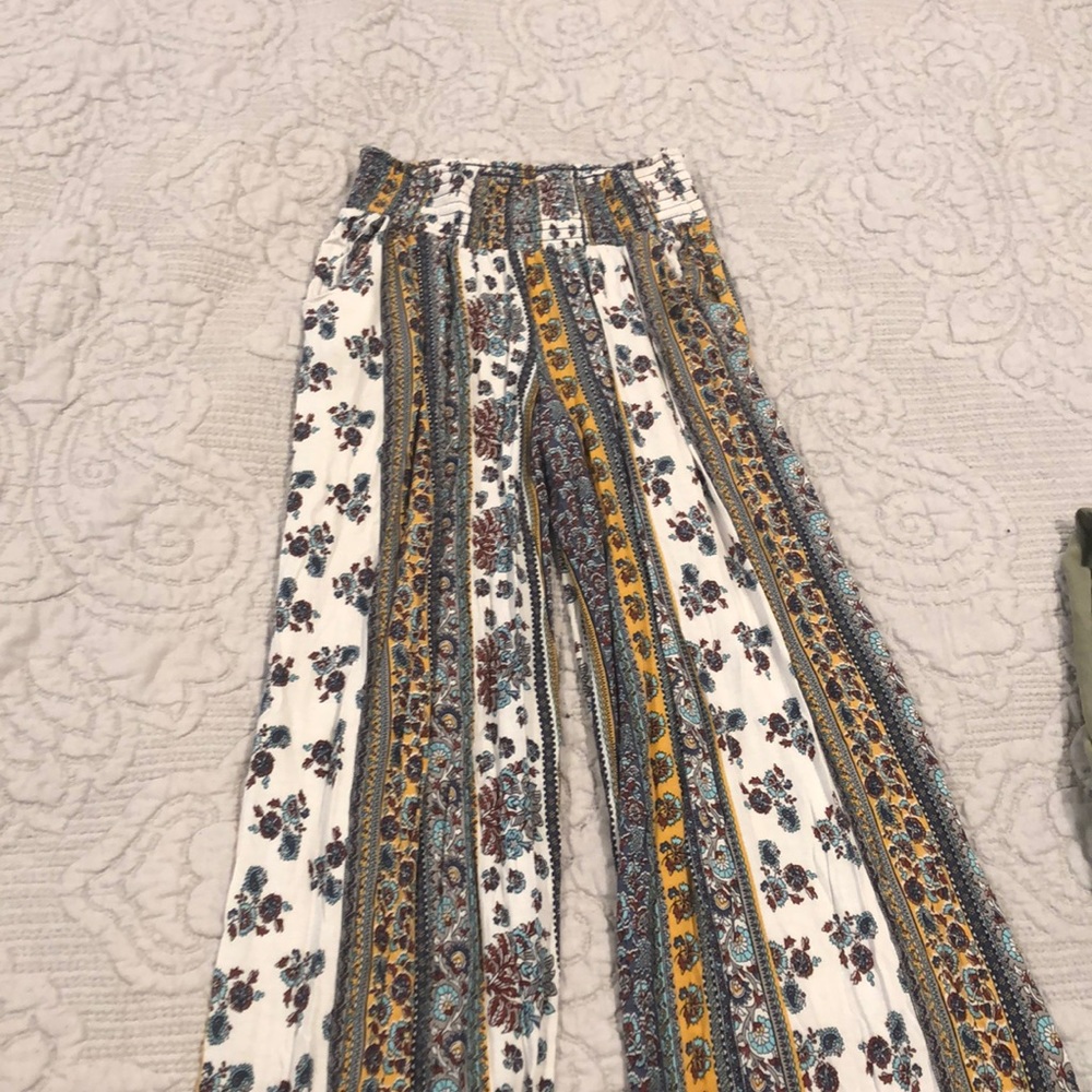 Floaty floral pants